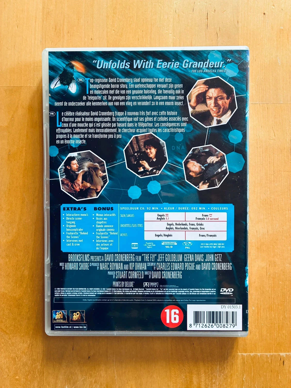 DVD La Mosca de David Cronenberg. – photo 3